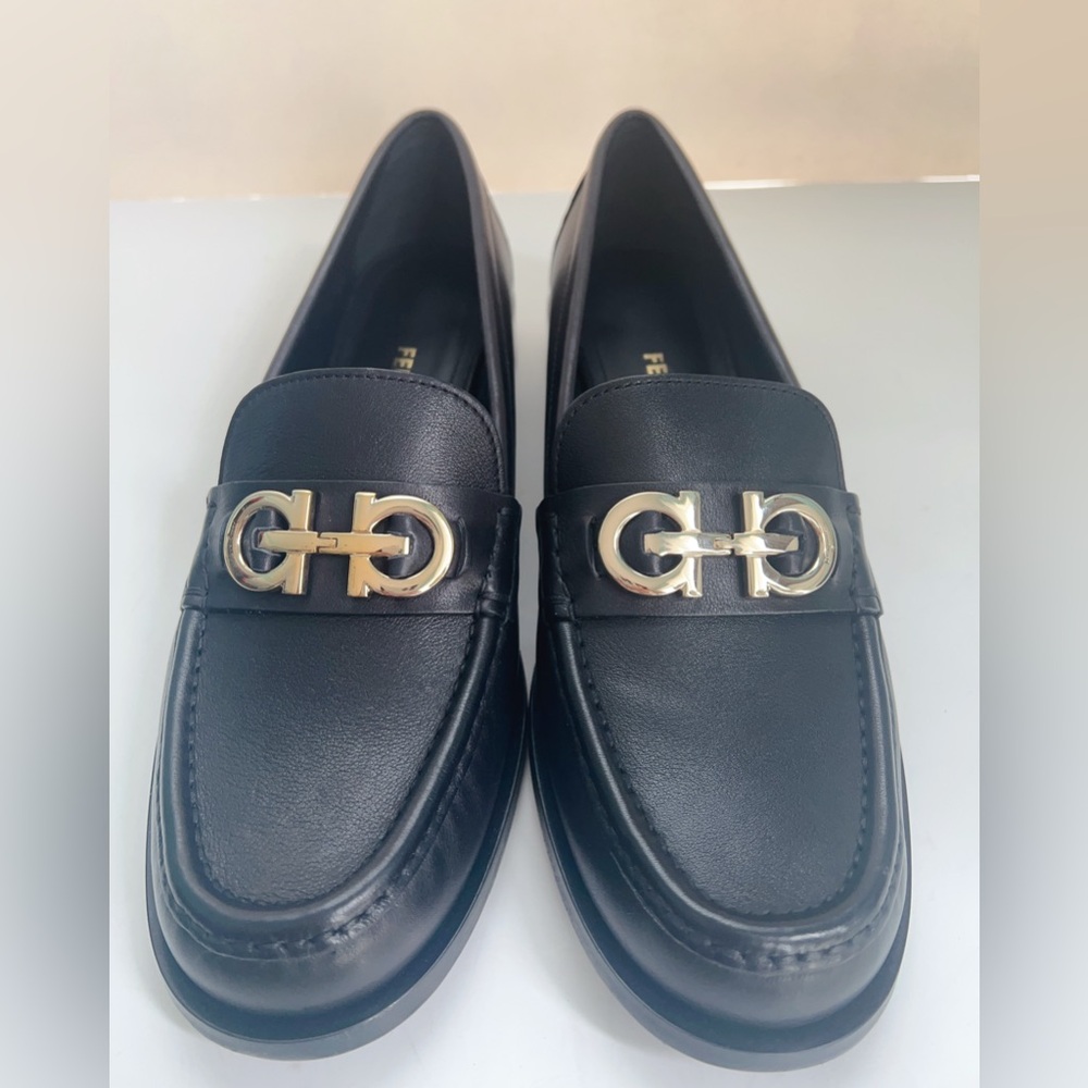 FERRAGAMO Leather Loafers